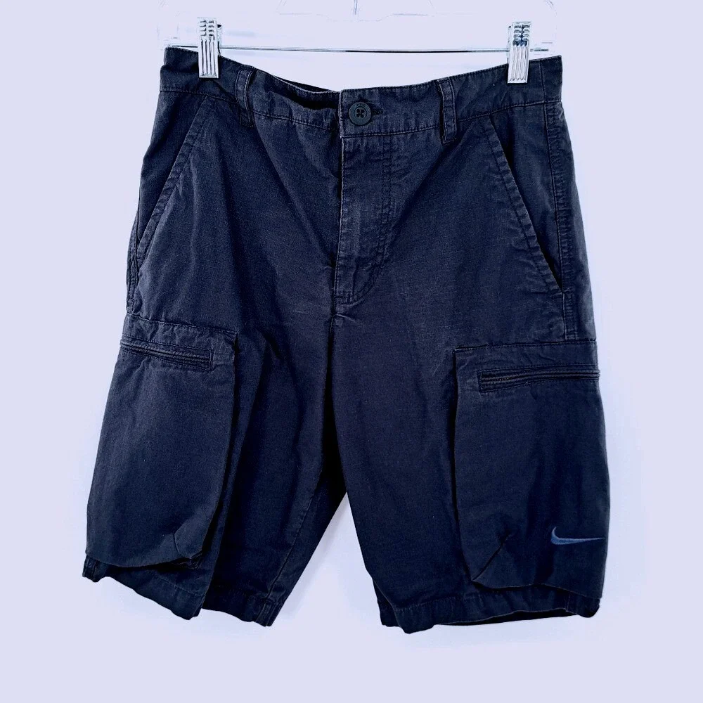 Nike Charcoal Gray‎ Rip Stop Cargo Shorts Men's Size 28